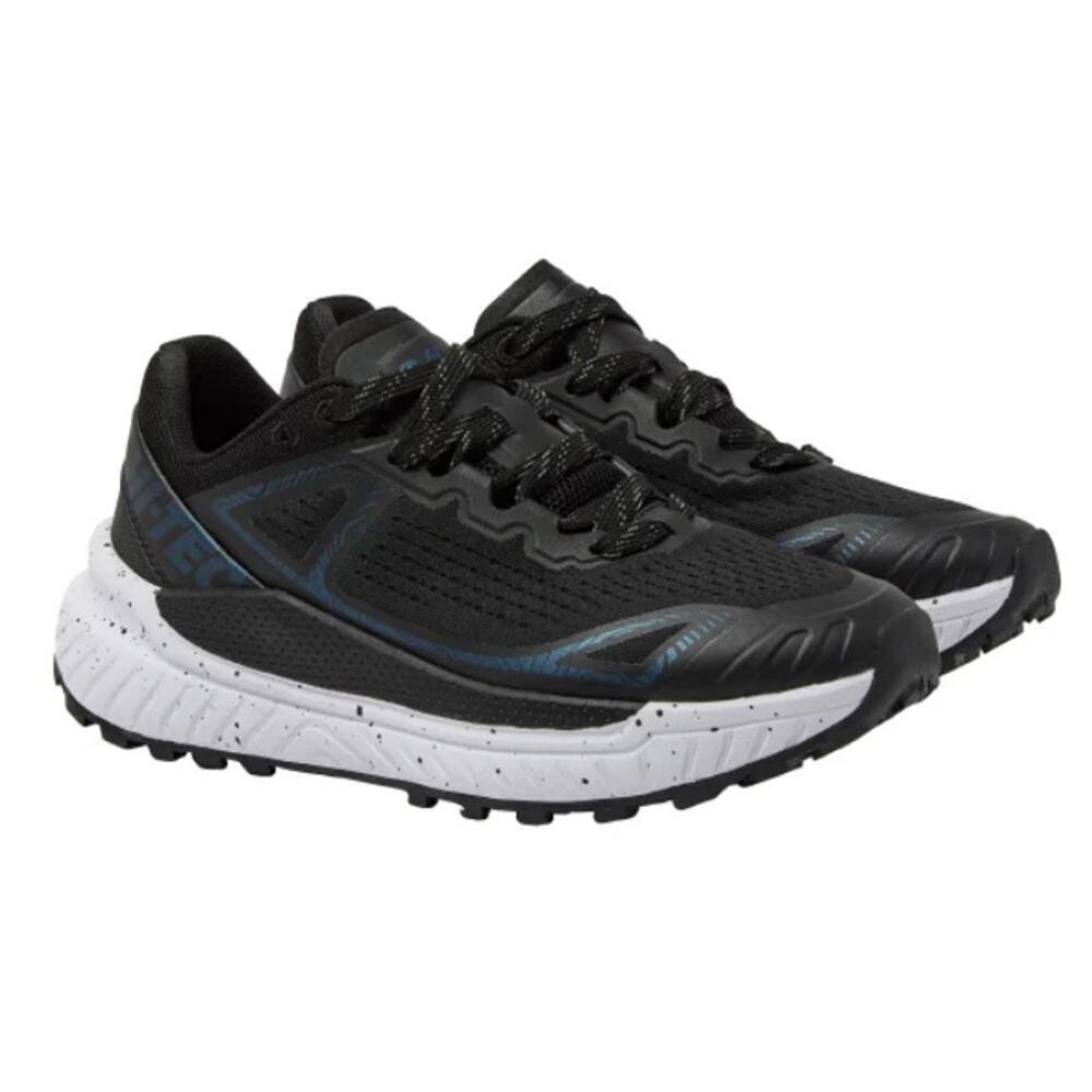 NIB Hi Tec Women's Black White Iridescent Trail Shoe Size 11